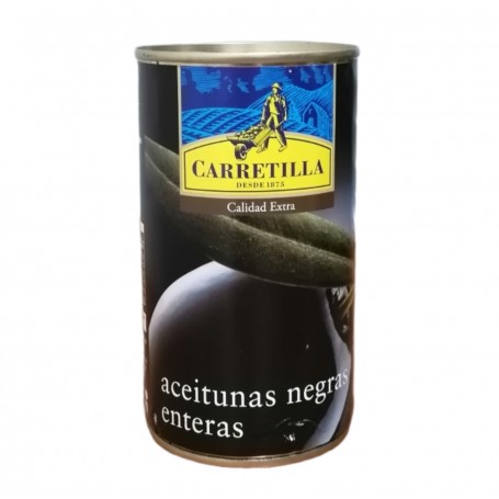 Carretilla Aceituna Entera Negra 345gr.