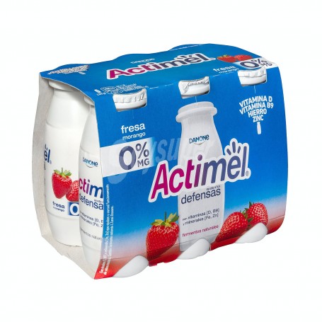 Actimel 0 Fresa X6