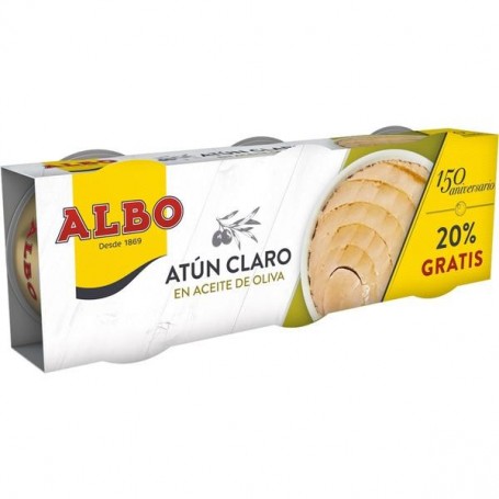 Albo Atun Aceite Oliva Pack.3u.