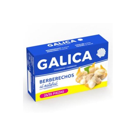 Galica Berberecho Al Natural 120ml.