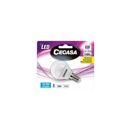 Cegasa Led Esferica E14 5w Fria