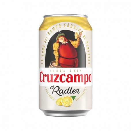 Cerveza Cruzcampo Radler Limon Lata