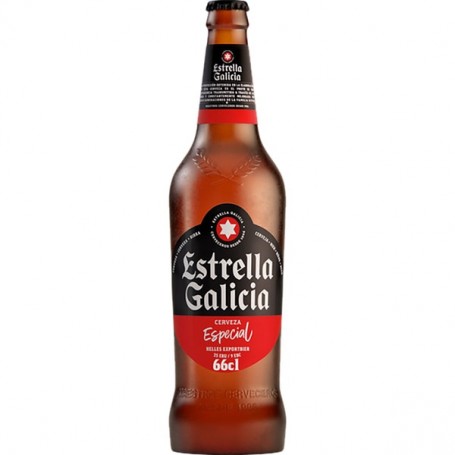 Cerveza Estrella Galicia Botellin 66cl.