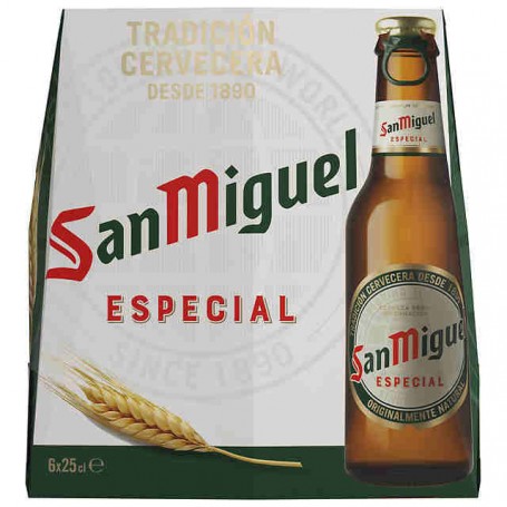 Cerveza San Miguel Pack-6x25cl.