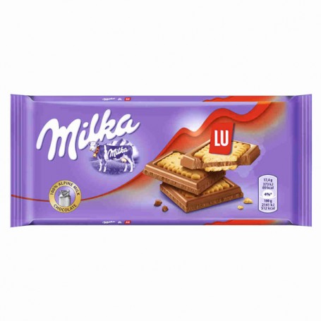 Milka Chocolate Galleta  Lu 87grs.