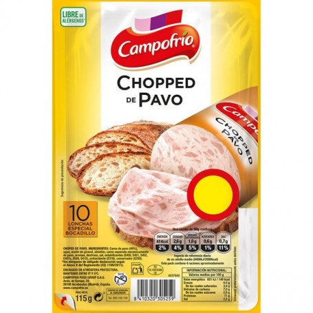 Campofrio Chopped De Pavo 95g.
