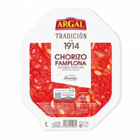 Argal Chorizo Pamplona 70g.