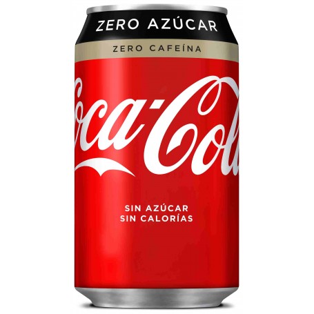 Coca Cola Zero Zero Lata 33cl.