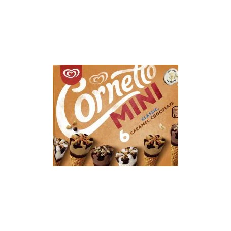 Cornetto Mini Caram/choco X6 Frigo