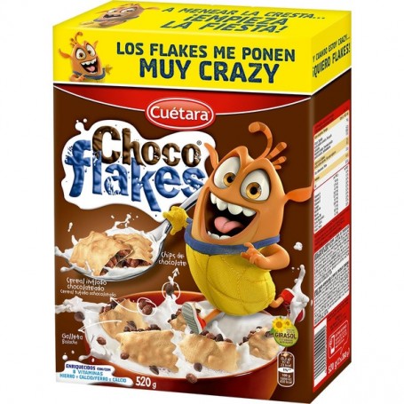 Cuetara Choco Flakes 520g.