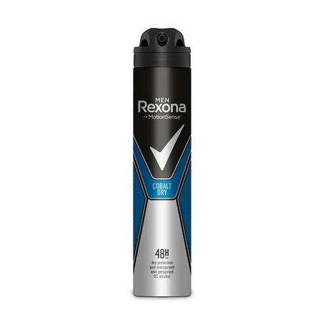 Rexona Desodorante Spray Cobalt Dry Men 200ml.
