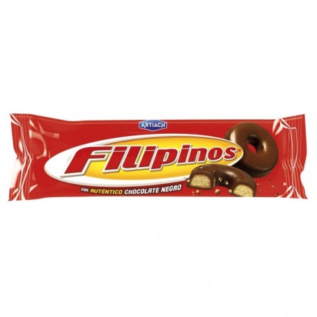 Filipinos De Chocolate Negro 128g.