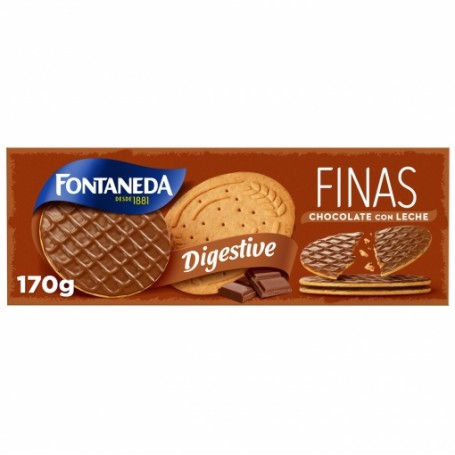 Fontaneda Galleta Digestive Choco Finas 170g.