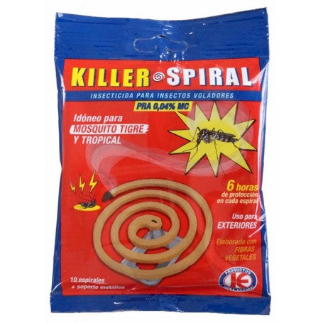 Killer Espiral Antimosquitos X10und.