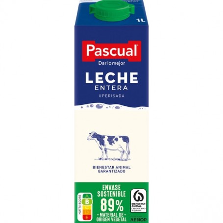 Pascual Leche Entera 1l.