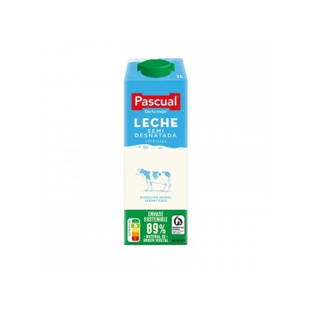 Pascual Leche Semidesnatada 1l.