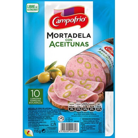 Campofrio Mortadela Aceitunas 95g.