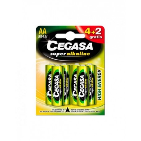 Cegasa Pila Alkalina Lr6 Aa 4+2u.