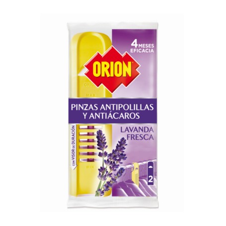 Pinza Antipolillas Orion Lavanda 2un.