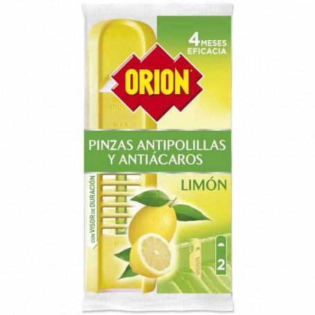 Pinza Antipolillas Orion Limon X2