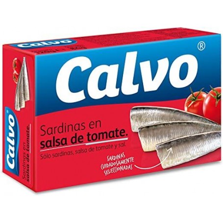 Calvo Sardinas Tomate 120g.