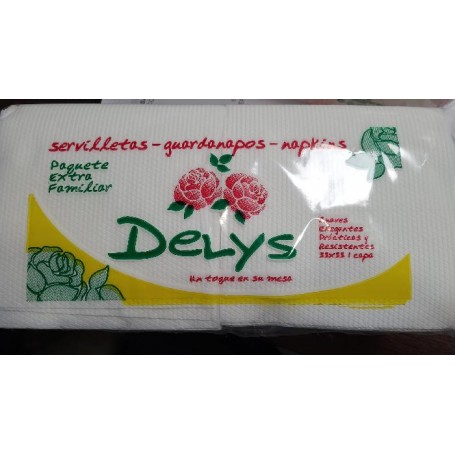 Delys Servilletas Blancas X2