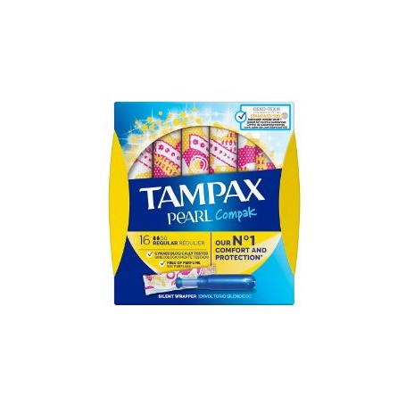 Tampax Compak Pearl Regular 16u.