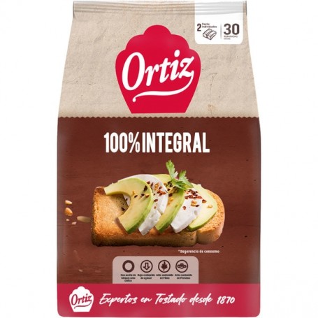 Tostada  Integral 324g. Ortiz