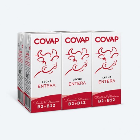 Covap Leche  Entera Pack.6x200ml