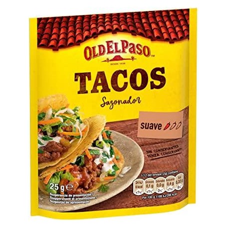 Oldelpaso Sazonador Tacos 25g.