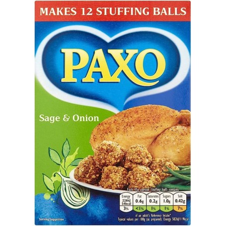 Paxo Sage & Onion 170gr.