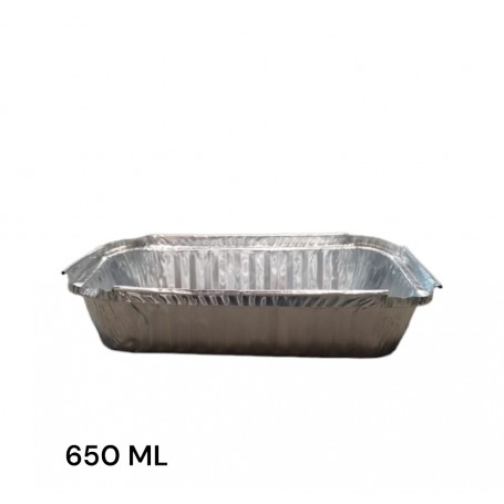 Envase Aluminio Ref. 24064 50und. 650ml.