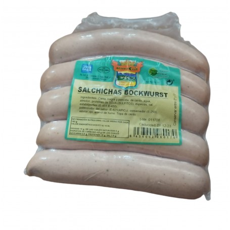 Rimicol Salchichas Ahumadas Bockwurst Kilo - [PESO: 1 kg.] 