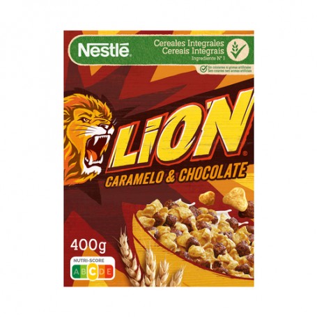 Nestle Cereales Lion Caramelo Choco 400g.
