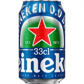 Cerveza Heineken 0,0 Lata 33cl.