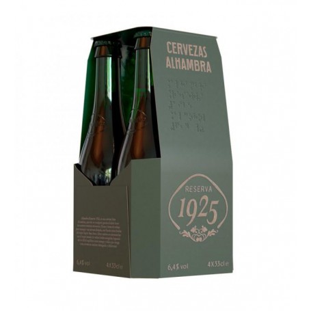 Cerveza Alhambra 1925 Pack 4x33cl.