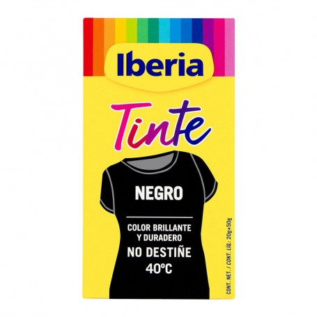 Iberia Tinte Ropa Negro 40c.