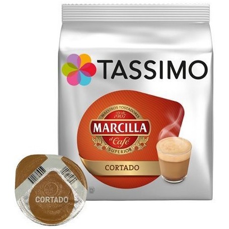 Marcilla Cafe Tassimo Cortado 16u.