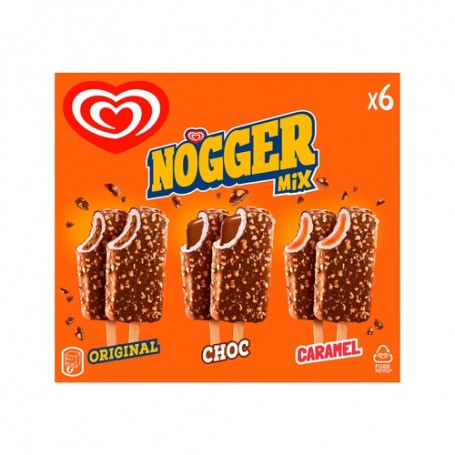 Helado Nogger Mix X6 Frigo