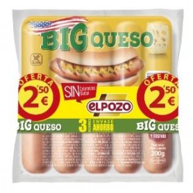 El Pozo Salchicha Big Queso Pack3u.