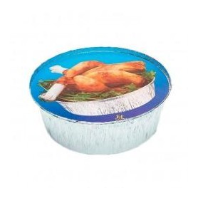 Envase Aluminio Pollo Sierrapack 100un C/6