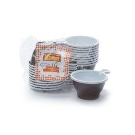 Taza Plastico Capuchino 10un.