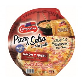 Pizza Jamon Queso Campofrio