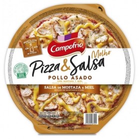 Campofrio Pizza Pollo Asado Mostaza Miel 355g.